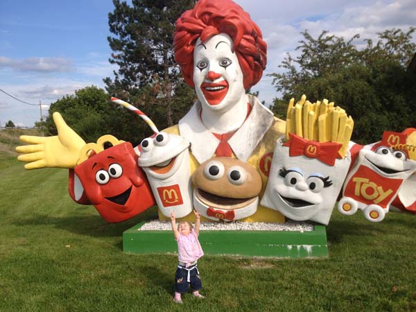 Possibly the creepiest Ronald McDonald ever created, discovered by accident in Ohio.